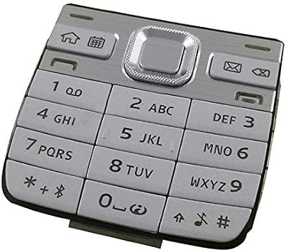 Mobile Accessories Replacement Phone Keypad Housing with Menu Button/Press Key for Nokia E52 Black, White