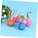 Toddmomy 4pcs Cat Toy and Tube Interactive Toys for Cats Engaging Training and Scratching Fun Random Colors