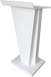 Lectern Podium Stand, Acrylic Church Podium, Portable Podium Stand, 10Mm Podium Vertical Frosted Podium Meeting Training Wedding Ceremony Host Company Reception Desk
