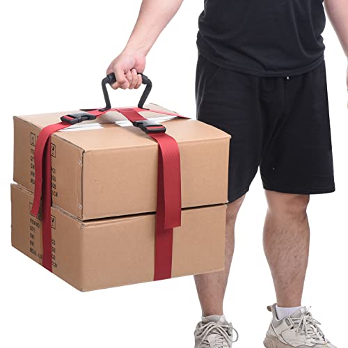 PATIKIL Alça de transporte com alça, pacote com 2 cintos de nylon ajustáveis estilo cruz para mover