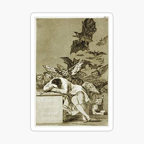 Francisco Goya - The Sleep of Reason Produces Monsters Sticker