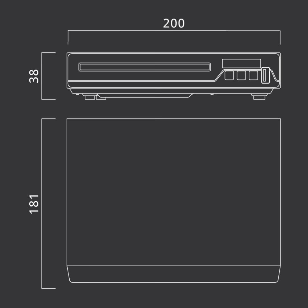 Compact dvd Speler Muse HDMI