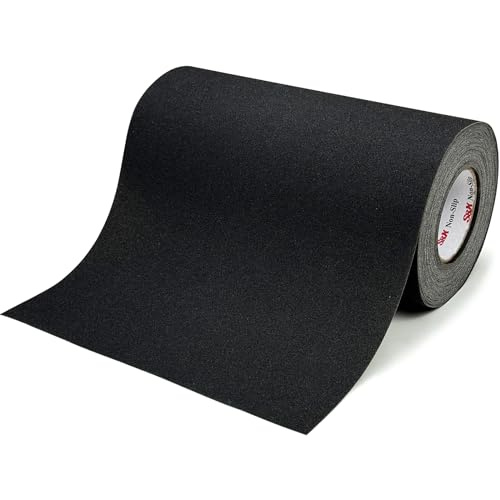 Bande de roulement antidérapante noire 30cm pour sécuriser marches et terrasses