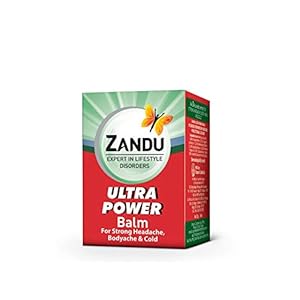 Zandu 20 X Balm Ultra Power Balm Multipurpose Solution For Strong Headache Body Ache And Cold 8Ml X by Zandu