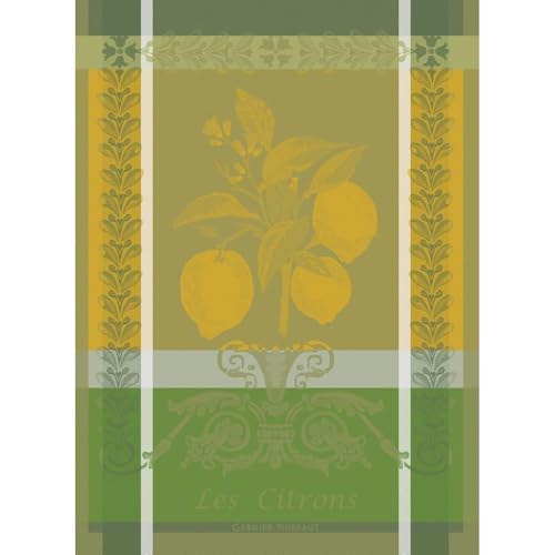 Garnier Thiebaut Citron Zeste (Lemon Zest) French Kitchen Towel 22