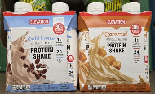 Elevation Protein Shake Café Latte Caramel