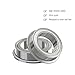 FOCMKEAS F6902ZZ 4PCS Flange Ball Bearing 15×28×7mm Double Metal Shielded Flanged Bearing Chrome Steel ABEC-1(P0) Z2 Deep Groove Ball Bearing for Industrial Machine, Power Tools