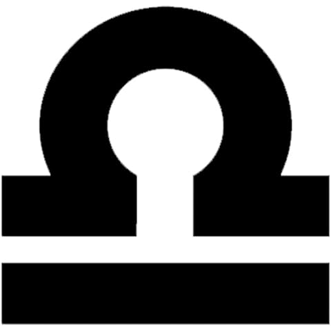 Zodiac Sign Libra Silhouette 6