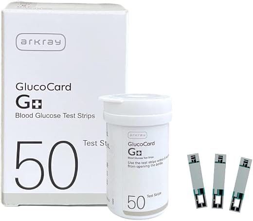Arkray Glucocard G+ 50 Bottlepack Blood Glucose Test Strips For Glucocard G+ Glucometer