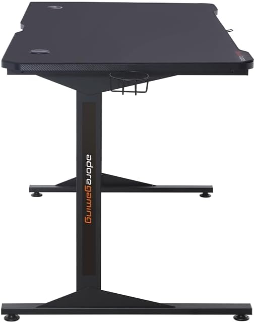 Advent-X Player and Computer Desk-Black 140x76x70 cm