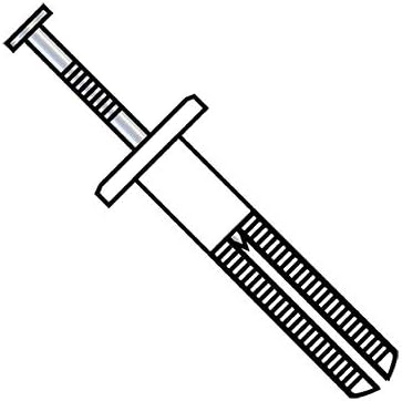 3/16X1 1/2 Round Head Nail in Anchor Nylon (Pack Qty 100) BC-1024ANR by Korpek