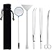 YFFSFDC 水草トリミング 水槽 掃除 水槽セット 5点セット フィッシュネット ピンセット ハサミ サンドフラッター ステンレススチール製 実用 便利 多機能 水槽管理 水族館用 収納バッグ付き