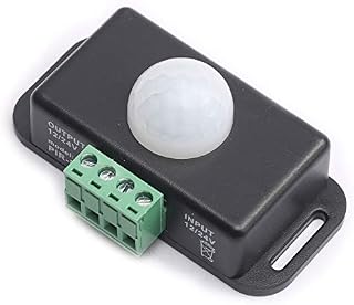 DEVMO Automatic DC 12V-24V 8A Infrared PIR Motion Sensor Switch for LED Light