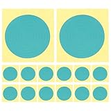 SHINEOFI 20pcs Reflective Pressure Gauge Identification Stickers 5cm Green Waterproof Adhesive Labels for Air Pressure Gauge Indication and Labeling in Industrial Use