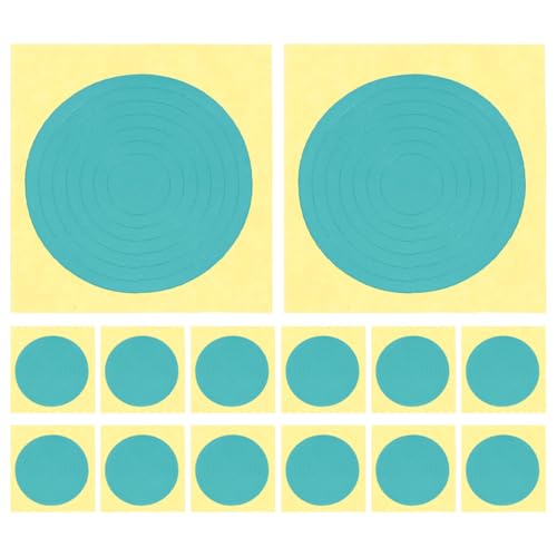 SHINEOFI 20pcs Reflective Pressure Gauge Identification Stickers 5cm Green Waterproof Adhesive Labels for Air Pressure Gauge Indication and Labeling in Industrial Use