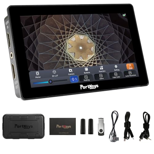 Image of Portkeys LH5P II Camera Monitor 5.5" 2000nit Touchscreen Field Monitor 4K HDMI in/Out, for FX3 A7S III, R5 Mark II R6 Mark II, GH6 S5 II, Z8 Z9 (Used Like New)