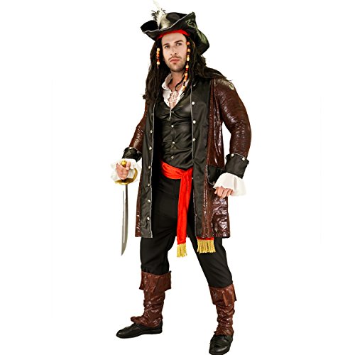 KalcyKizz Men's Deluxe Plus Size Pirate Costume