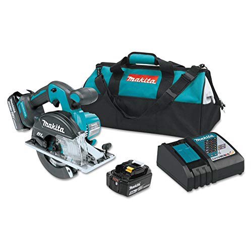 Image of Makita XSC02T 5.0 Amp 18V LXT Lithium-Ion Brushless Cordless 5-7/8" Metal Cutting Saw Kit