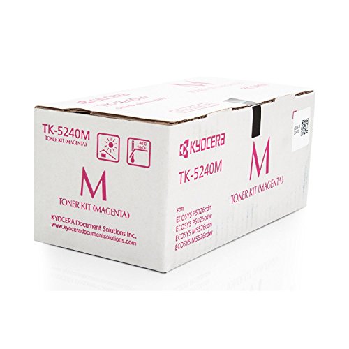Toner Kyocera d'origine Ecosys P 5026 CDW tk5240 m haute netteté magenta