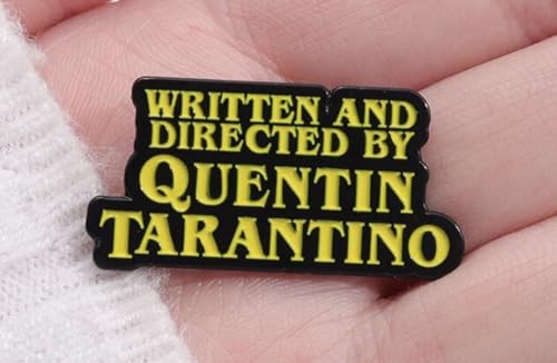 Pin de esmalte de Quentin Tarantino de 3 cm para cinéfilos de Pulp Fiction 2