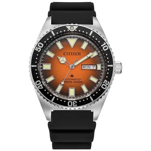 Citizen Men's Automatic Promaster Sea Dive Watch, Black Polyurethane Strap,...