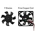 UMLIFE 50mm Fan 5V USB Brushless DC Cooling Fan, 4 Pack Speed 4200 RPM Fan for Small Appliances Series Replacement (4 PCS 5010 5V USB)
