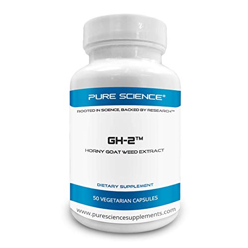 GH-2 - Horny Goat Weed (Epimedium) Extract - Contains 20% Icariins & Water-Extracted Horny Goat Weed Extract, 50 capsules per bottle