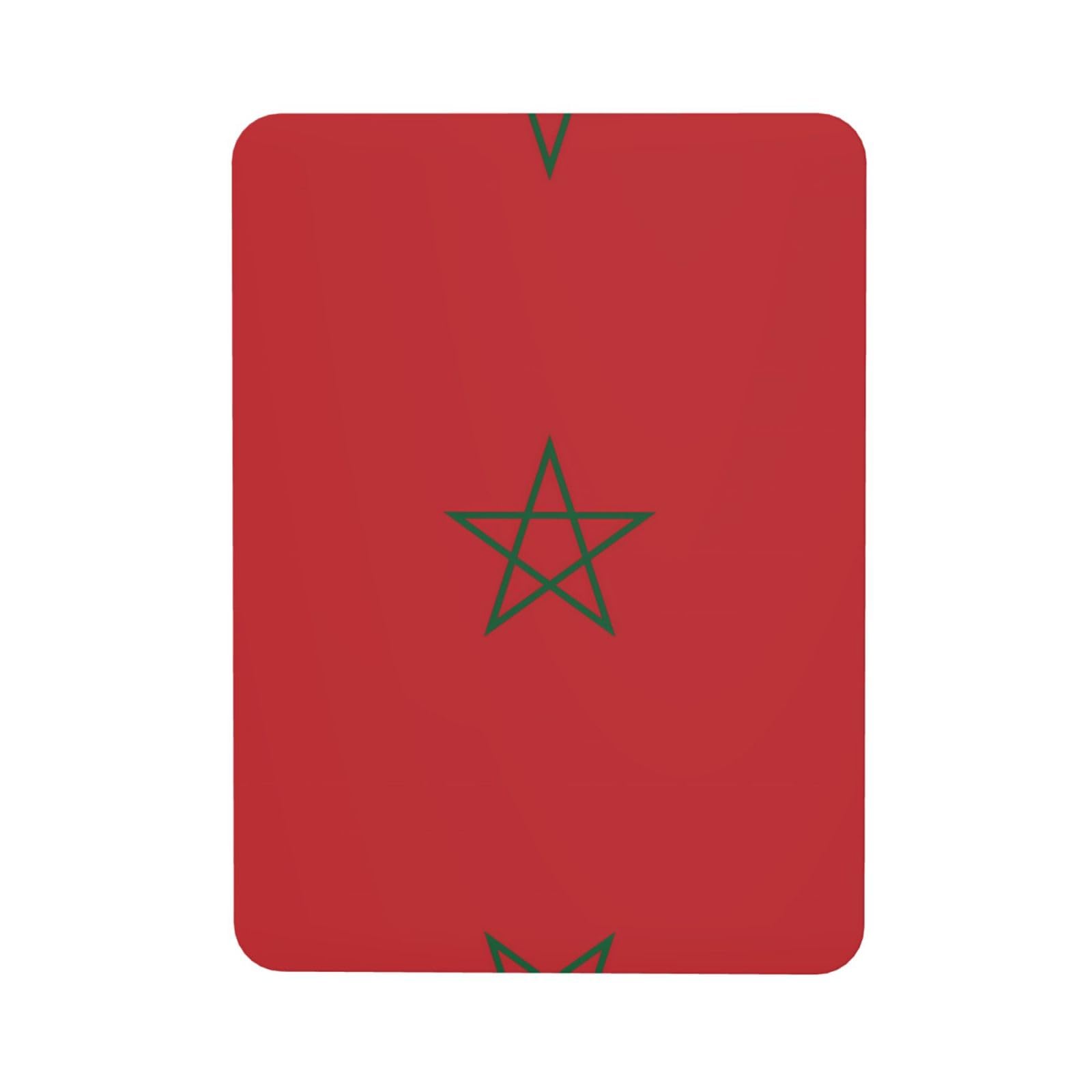 Flag of Morocco Soft Magnetic Refrigerator Magnets with Creative Printing, Decorative Magnetic Stickers