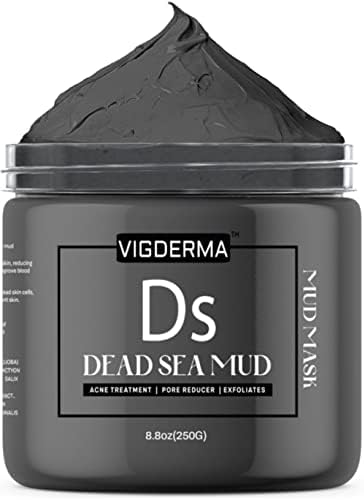 VIGDERMA Dead Sea Mud Mask for Face and Body - Spa Quality Pore Minimizer for Acne, Beauty Face and Skin, Natural Skincare for Women, Men - Tightens Skin, Facial Skin Care Face Mask - 8.8 oz