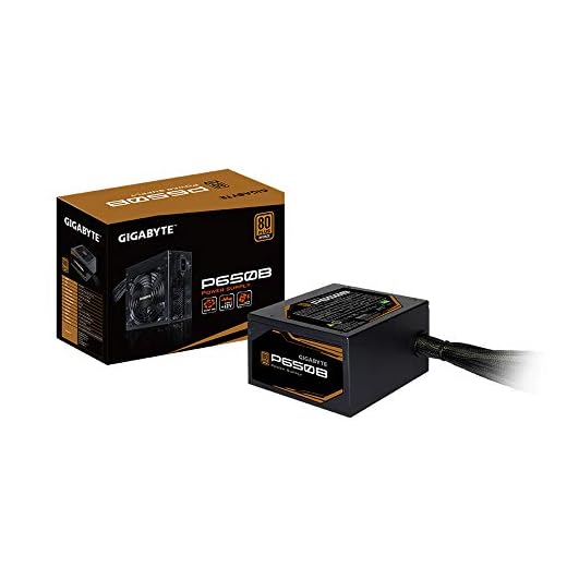 Gigabyte Technology P650B – Fuente de alimentación (650W, 80 Plus Bronze, Active PFC, EU), negro
