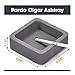 Pardo Cigar Clean Design Concrete Ashtray 3.5'' x 1.2'' for Outdoor and Indoor Ash Tray for Patio Decorations - Durable, Elegant, Grey, Ideal for Patios, Gardens, and Outdoor Spaces Home Decor