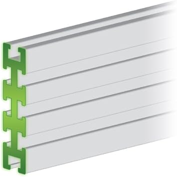 Woodhaven 4412 Ultra Track Solid Multi T-Slot Extruded Anodized Aluminum T-Track 12" Long 3" Tall 3/4" Wide Fence Woodworking Accessory Made in the USA