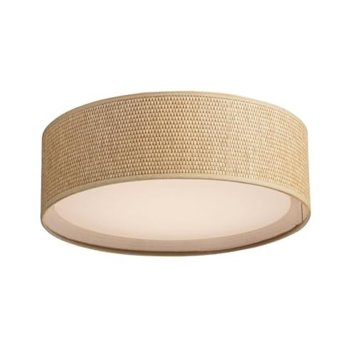 Plafonnier LED tissu 2100 lm crée une ambiance blanc chaud dans votre chambre