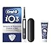 Oral-B Spazzolino Elettrico Ricaricabile iO 3 Nero, 1 Spazzolino Elettrico, 1 Testina Di Ricambio, Custodia Da Viaggio + Dentifricio Oral-B Advanced Protezione Sensibilità, Pulizia Denti
