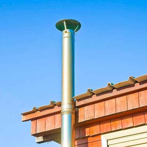 Chapeau de cheminée coupe-vent en acier pour protéger la ventilation