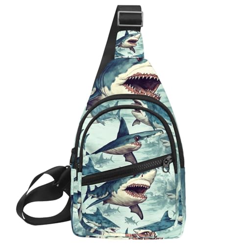 Mochila cruzada multicolor con correa ajustable para entrenamiento y running unisex