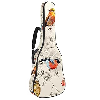 Yellwo Housse de transport étanche pour guitare avec bandoulière réglable Motif floral, Multicolore 04, 42.9×16.9×4.7 in… - Les Beatles, Paul McCartney, John Lennon, RIngo Starr, George Harrison