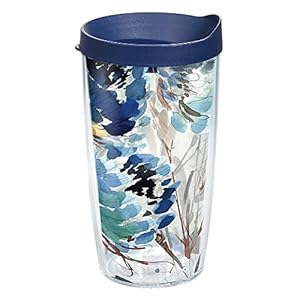 Tervis Kelly Ventura Protea Made in USA Double Walled Insulated Tumbler Travel Cup Keeps Drinks Cold & Hot, 16oz, Classic