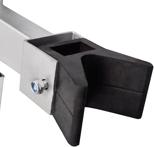 Miniatura 3 de Soporte de arco para remolque de barco, capacidad de 1100-2200 libras, altura ajustable de 2 pies a 2 pies 4 pulgadas, acero galvanizado