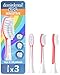 Produktbild 3er demirdental for Kids Ersatzbürsten passend für Philips Sonicare Kinder Schallzahnbürsten von 7 bis 10 Jahren, entspricht HX6043 HX6044, Rot