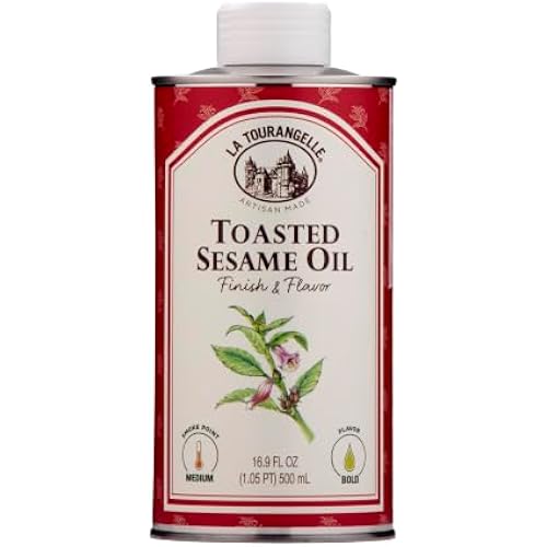 La Tourangelle Toasted Sesame Oil for Cooking or Dressings, 16.9 fl oz