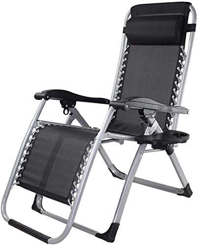 Chaise longue de patio extérieure réglable et chaises pliantes