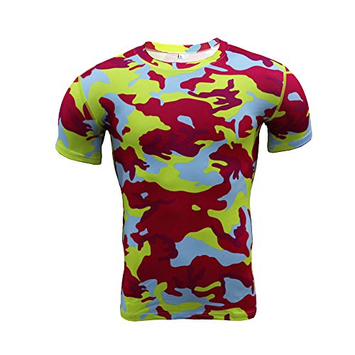 Collant muscle stretch respirant tenue sport camouflage fitness musculation