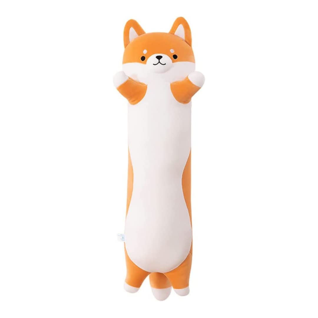 Sponsored Ad - Shiba Inu Stuffed Animals Plush Pillow Toys, Shiba Inu Dog Plush Pillow Corgi Stuffed Animal Long Dog Plush Body Pillow for Girls and Boys Suitable for Bed Sofa Chair