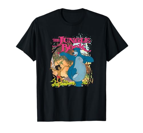 T-shirt Disney Mowgli et Baloo parfait pour vos sorties décontractées et moments de détente