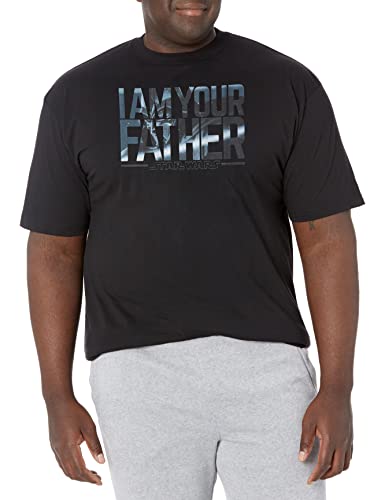 T-shirt Star Wars Votre Père pour homme en coton noir col rond