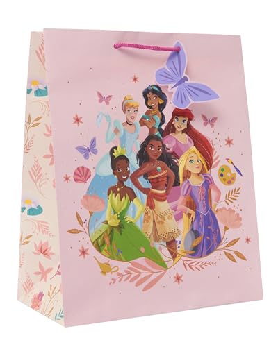 UK Greetings Grand sac cadeau Princesse Disney pour elle/fille - pour anniversaire, célébration...
