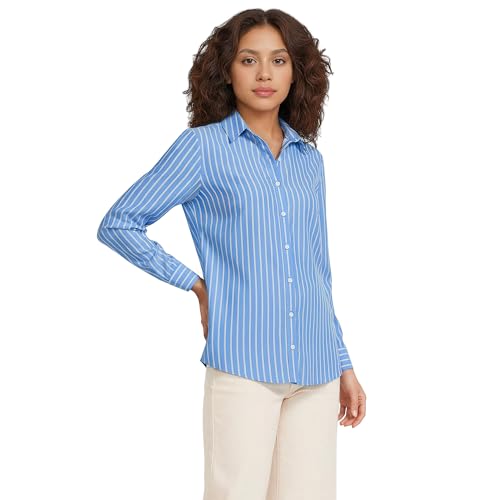 Image of Lands' End Women's Pinwale Cord Long Sleeve Shirt