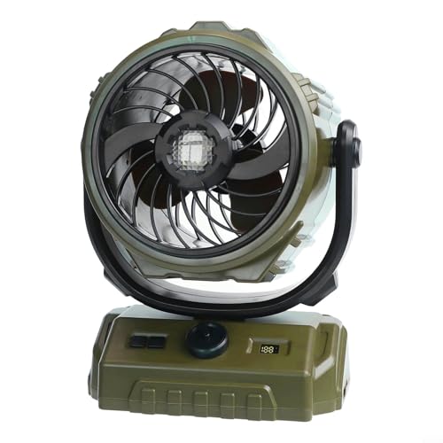 Ventilador portátil con batería de 6000 mAh para refrescar tiendas 3