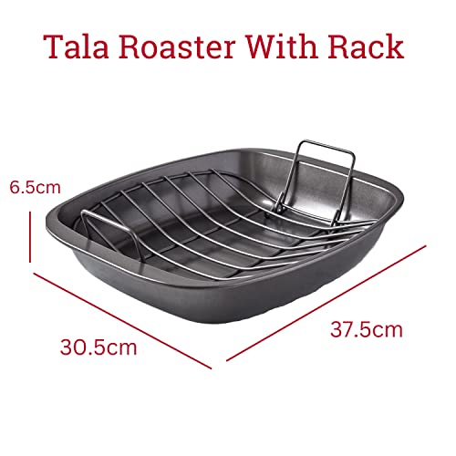 Bandeja para asar y hornear Tala de acero al carbono duradero de 34,5 cm 3